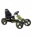 Pedal Go Kart Ride On Racer Hand Brake EVA Tyre Adjsuatble Seat Green HOMCOM