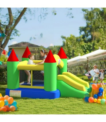 Bouncy Castle with Slide Inflatable Bouncer Kids Jumper Bounce Castle HOMCOM