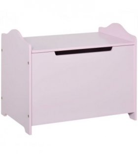 40x60cm Kids Storage Box Toy Organiser for Child 3 Yrs+ Bedroom Pink HOMCOM