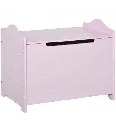 40x60cm Kids Storage Box Toy Organiser for Child 3 Yrs+ Bedroom Pink HOMCOM