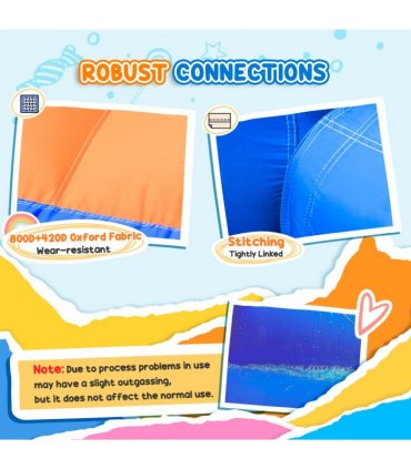 Bouncy Castle Slide Water Pool Trampoline, Blower 3.6 x 1.75 x 1.8m
