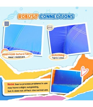 Bouncy Castle with Slide Basket Trampoline Monster Design