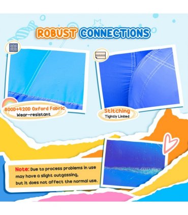 Kids Bouncy Castle with Double Slides Pool Trampoline with Blower