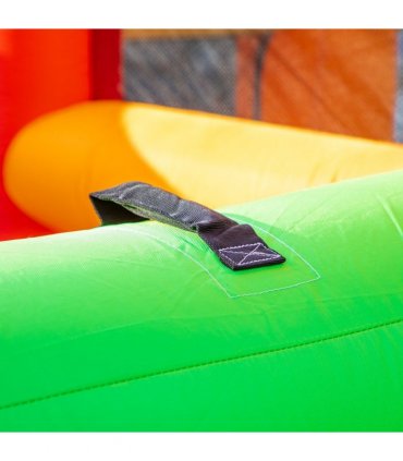Kids Bouncy Castle with Double Slides Pool Trampoline with Blower
