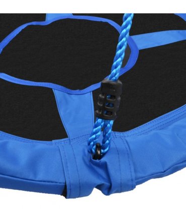 Round Swing Kids Game Blue Steel Oxford 100 x 180H cm Playground Fun Balance