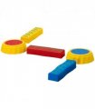 Stepping Stones Balance Beam Multi-colored Durable Plastic 33.5 cm x 9.5 cm