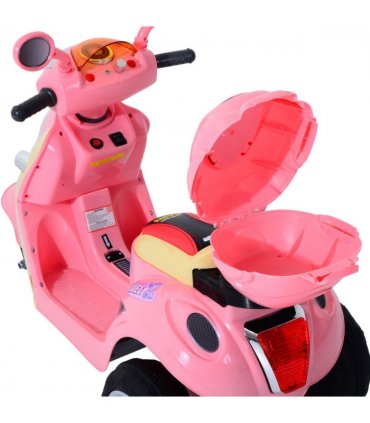 Electric Ride on Toy Car Kids Motorbike Children Battery Tricycle Pink