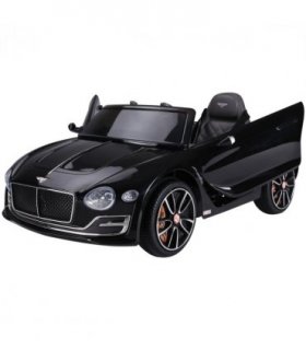 Electric Ride-on Car w/ LED Lights Music Parental Remote Control Black