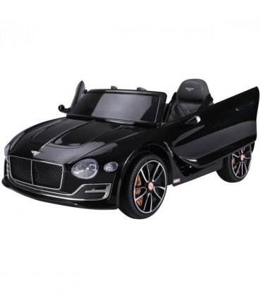 Electric Ride-on Car w/ LED Lights Music Parental Remote Control Black
