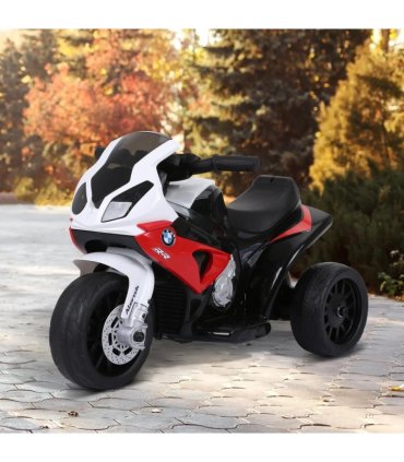 Ride on Motorcycle BMW Licensed w/ Headlights Music Red 66L x 37W x 44Hcm