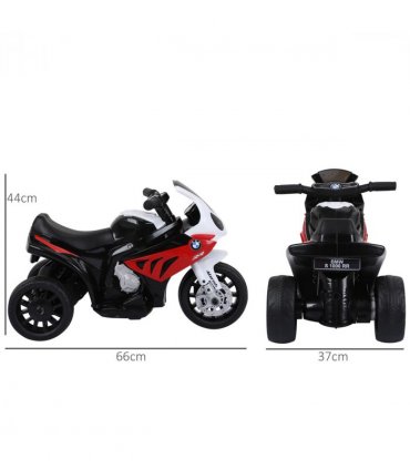 Ride on Motorcycle BMW Licensed w/ Headlights Music Red 66L x 37W x 44Hcm