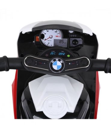 Ride on Motorcycle BMW Licensed w/ Headlights Music Red 66L x 37W x 44Hcm