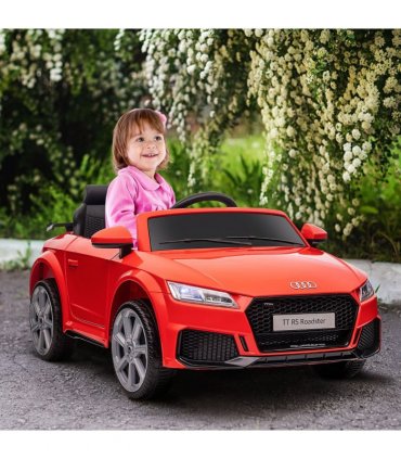 12V Battery Licensed Audi TT Ride On Car w/ Remote Headlight MP3 Red