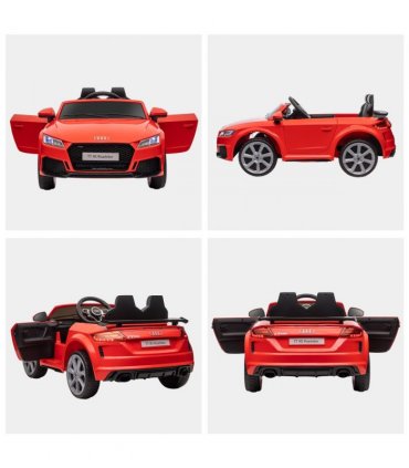 12V Battery Licensed Audi TT Ride On Car w/ Remote Headlight MP3 Red
