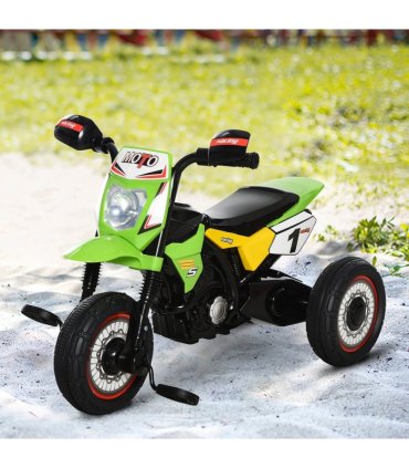 Toddler Pedal Tricycle Ride-On Learning Music Lights 18-36 Months Green