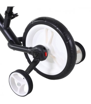 Kids Balance Training Bike Toy w/ Stabilizers For Child 2-5 Years Black