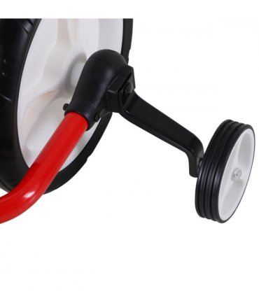 Kids Balance Training Bike Toy w/ Stabilizers For Child 2-5 Years Red HOMCOM