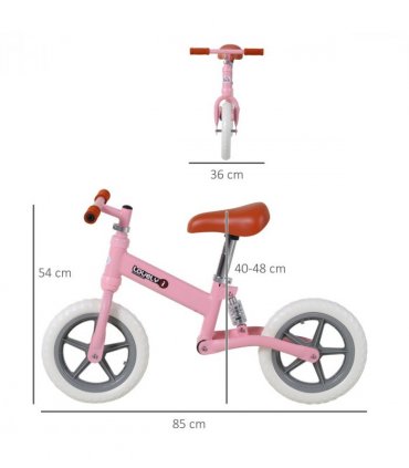Kid Balance Bike ChildrenBicycle Adjustable Seat 2-5 Years No Pedal