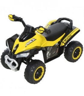 Ride-on Car Yellow 4 Wheel Quad Toddler Ride on Car 44H x 67.5L x 38Wcm
