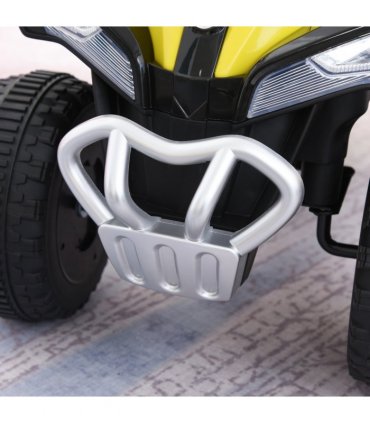 Ride-on Car Yellow 4 Wheel Quad Toddler Ride on Car 44H x 67.5L x 38Wcm
