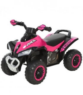 Quad Toddler Ride-on Car Pink 44H x 67.5L x 38Wcm Seat 3H x 28L x 16Wcm