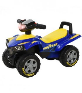 Ride-On Walker Blue Thick Plastic Lights Horn Storage 18-36 Months