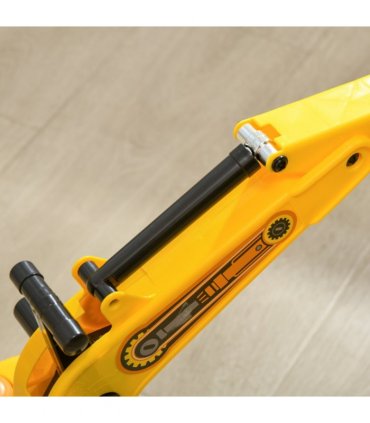 Excavator Toy Yellow PP 20.00 x 37.00 x 29.00 Ride On Digger Movable Walker