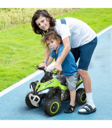 Ride-on Car Green 4 Wheel Quad Toddler Foot-to-Floor Sliding Walking Car