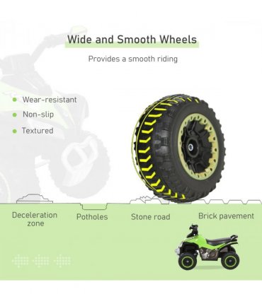 Ride-on Car Green 4 Wheel Quad Toddler Foot-to-Floor Sliding Walking Car