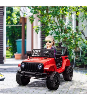 12V Kids Electric Ride On Car Truck Off-road Toy W/ Remote Control Red