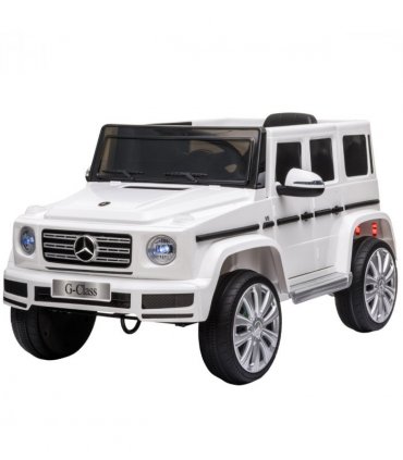 Mercedes Benz G500 12V Kids Electric Ride On Car Remote Control White HOMCOM