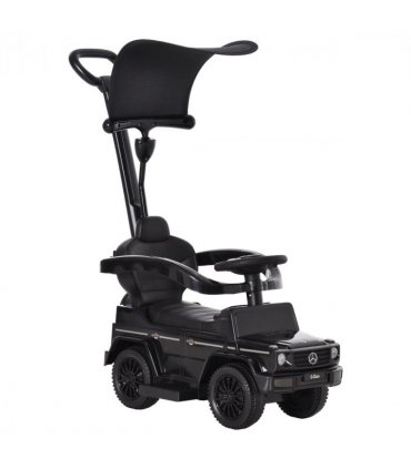 Benz G350 Ride-on Sliding Car Floor Slider Stroller Kids Vehicle, Black HOMCOM