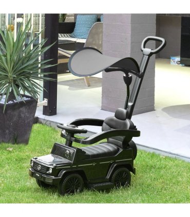 Benz G350 Ride-on Sliding Car Floor Slider Stroller Kids Vehicle, Black HOMCOM