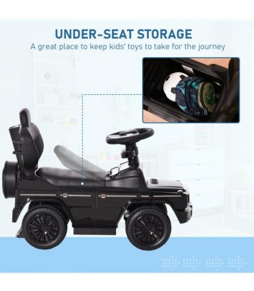 Benz G350 Ride-on Sliding Car Floor Slider Stroller Kids Vehicle, Black HOMCOM