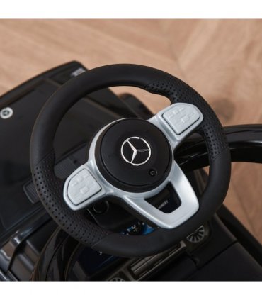 Benz G350 Ride-on Sliding Car Floor Slider Stroller Kids Vehicle, Black HOMCOM