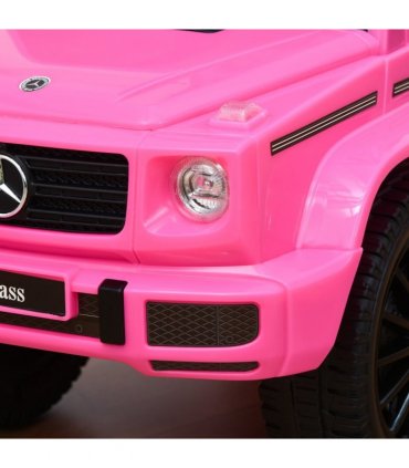Benz G350 Kids Ride on Sliding Car w/ Under Seat Storage No Power Pink HOMCOM
