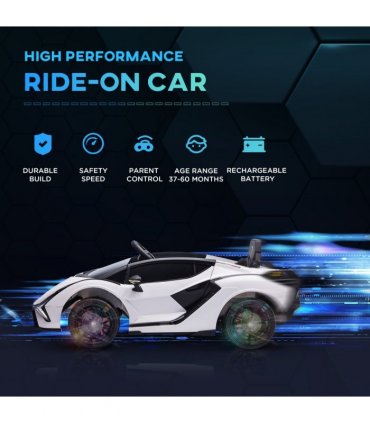 Lamborghini SIAN 12V Kids Electric Ride On Car Toy w/ Remote Control HOMCOM