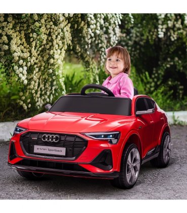12V Kids Electric Ride-On Car/ w Remote Control, Lights, Music - Red