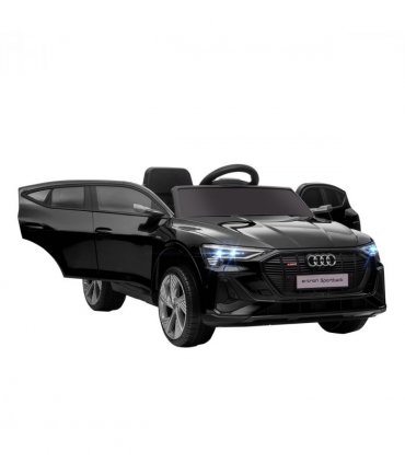 12V Kids Electric Ride-On Car/ w Remote Control, Lights, Music - Black