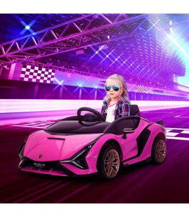 Lamborghini SIAN 12V Kids Electric Ride On Car Toy w/ Remote Control HOMCOM