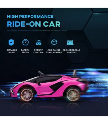Lamborghini SIAN 12V Kids Electric Ride On Car Toy w/ Remote Control HOMCOM