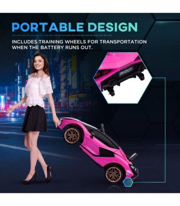 Lamborghini SIAN 12V Kids Electric Ride On Car Toy w/ Remote Control HOMCOM