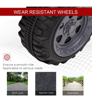 Kids Electric Ride on Car Toddler Quad Bike ATV Red 6V 45H x 70L x 42Wcm