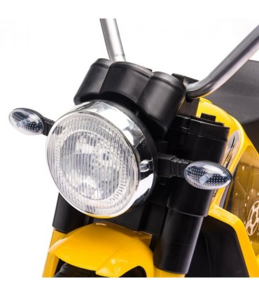 Kids 6V Electric Motorcycle Ride-On Toy Battery 18 - 36 Months Yellow HOMCOM