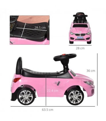 Ride on Car Baby Toddler Walker Foot to Floor Sliding Car Slider Pink