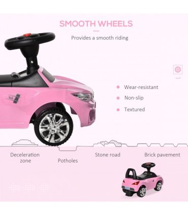 Ride on Car Baby Toddler Walker Foot to Floor Sliding Car Slider Pink