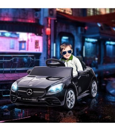Benz 12V Kids Electric Ride On Car W/ Remote Control Music Black