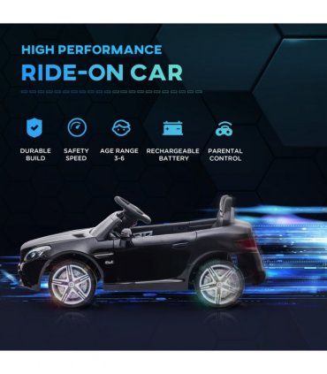 Benz 12V Kids Electric Ride On Car W/ Remote Control Music Black