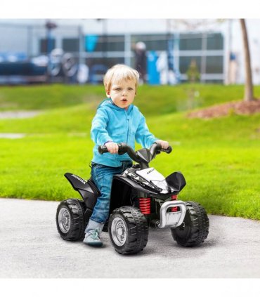 Honda Licensed Kids Electric Quad Bike 6V ATV Ride On 1.5-3 Years Black