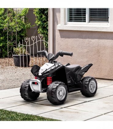 Honda Licensed Kids Electric Quad Bike 6V ATV Ride On 1.5-3 Years Black